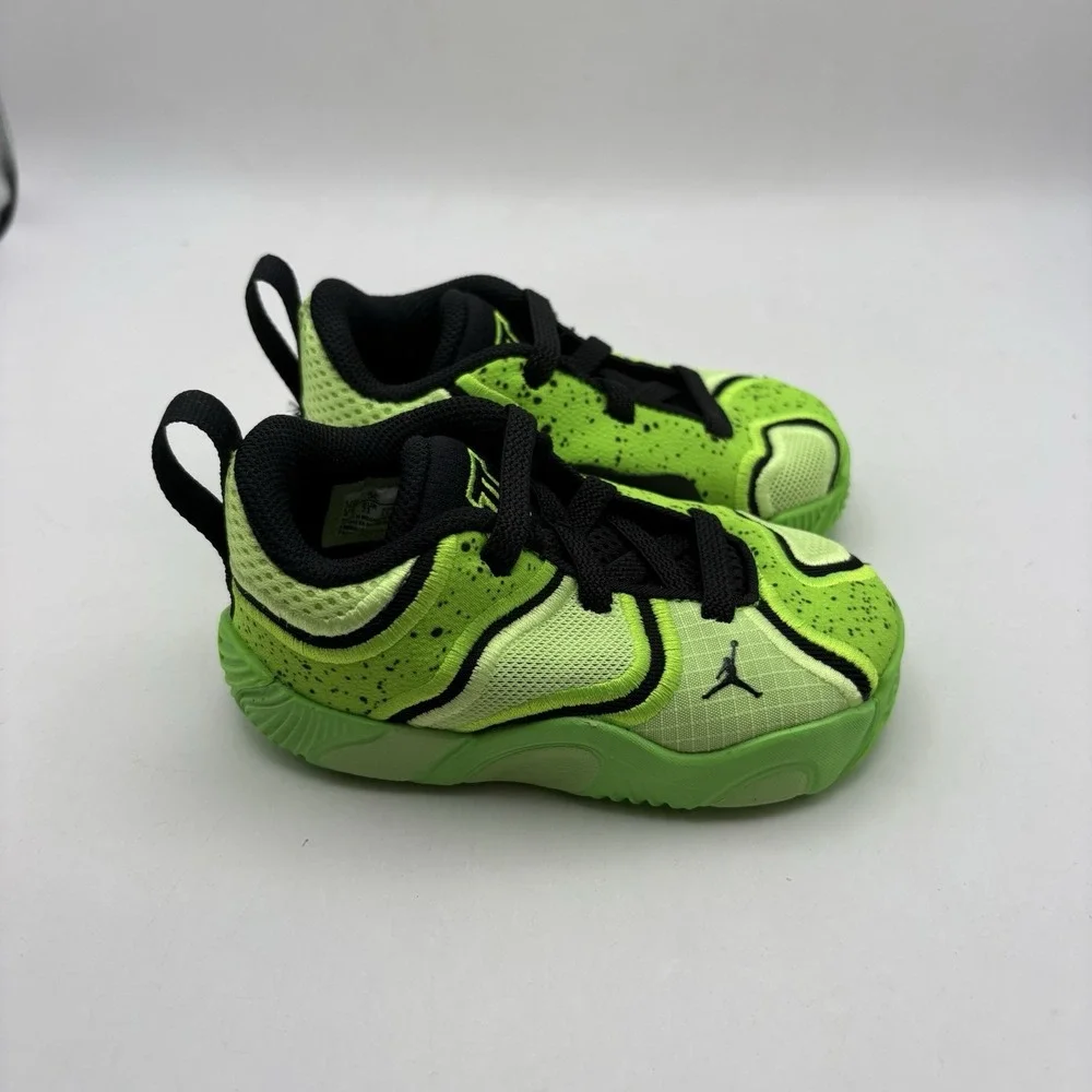 New Nike Jordan Tatum 3 Baby/Toddler Shoes Green Black Size 5C Sneaker